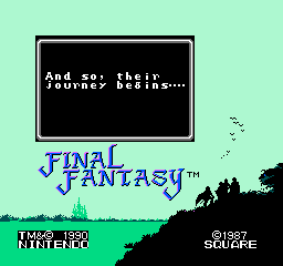 final fantasy nes screenshot