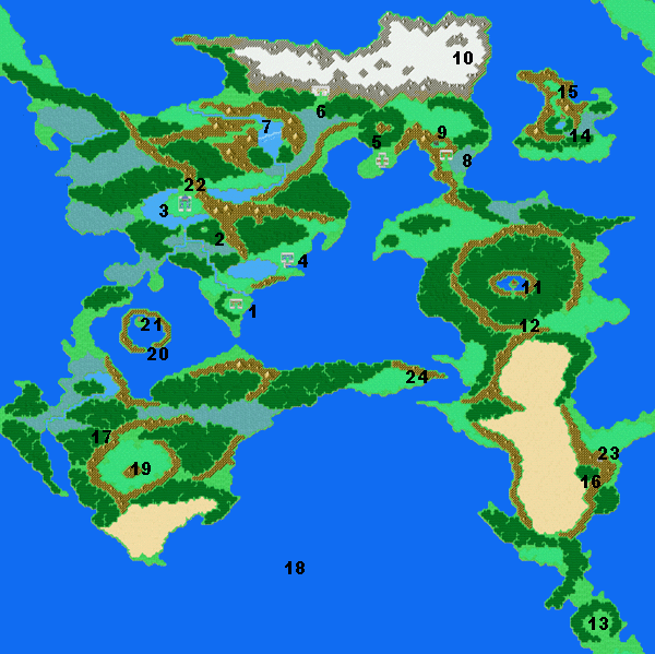final fantasy ii ps1 map