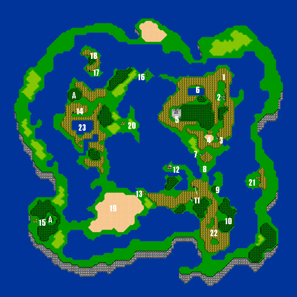 Final Fantasy Iii World Map