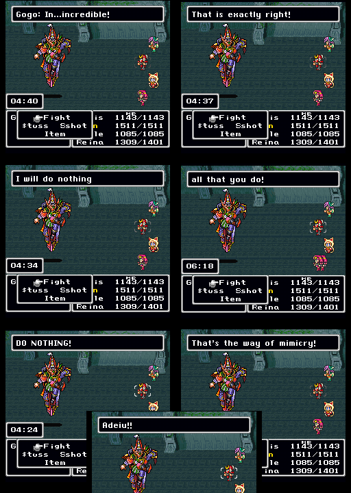 final fantasy v mime job class