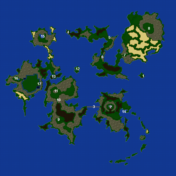 Final Fantasy V World Maps