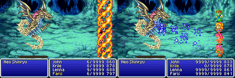 final fantasy v advance neo shinryu