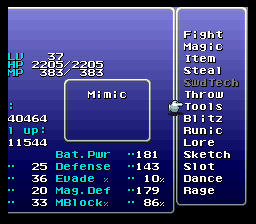 Final Fantasy Vi Umaro Gogo S Skills