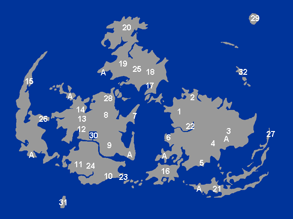 Final Fantasy VII World Map