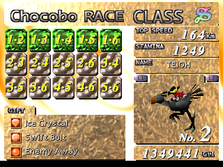 final fantasy vii chocobo racing