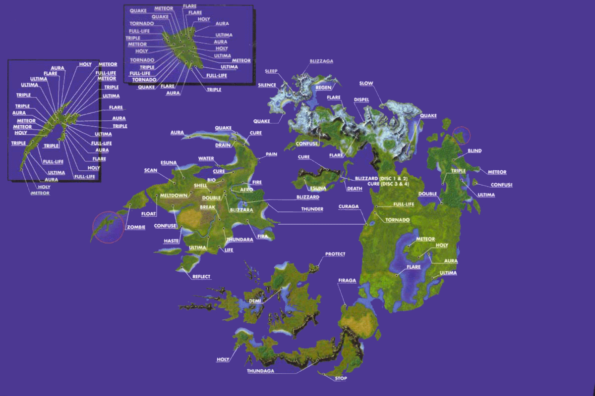 Final Fantasy Viii World Map