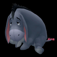 kingdom hearts character eeyore