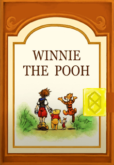 kingdom hearts II 100 acre wood book original