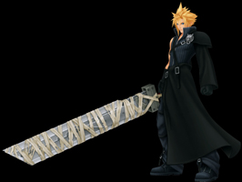 kingdom hearts character cloud