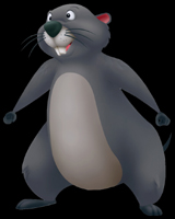 kingdom hearts character gopher