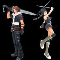pain and panic cup leon and yuffie