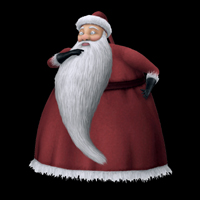 kingdom hearts character santa claus