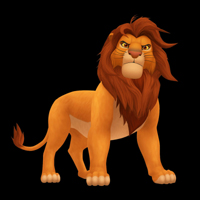 kingdom hearts character simba