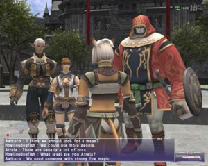 final fantasy xi screen