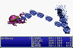 final fantasy advance screen