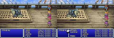 final fantasy v advance mighty guard spell