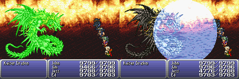 final fantasy vi advance boss kaiser dragon