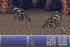 final fantasy vi advance boss storm dragon