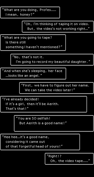Aerith Report 1