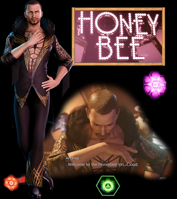 final fantasy vii remake honey bee logo