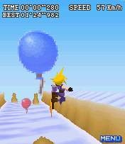 final fantasy vii snowboarding